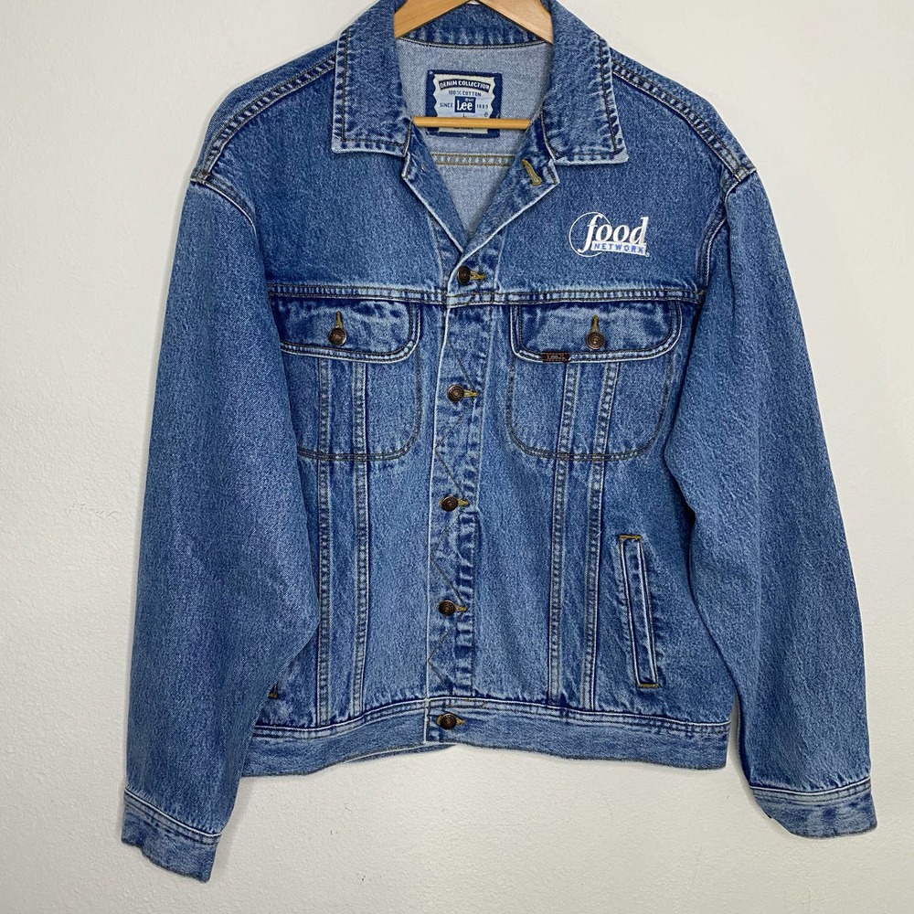 Lee Vintage Food Network Emeril Jean Denim Jacket Large